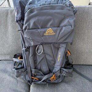 Gregory Men's Gray and Orange Backpack
